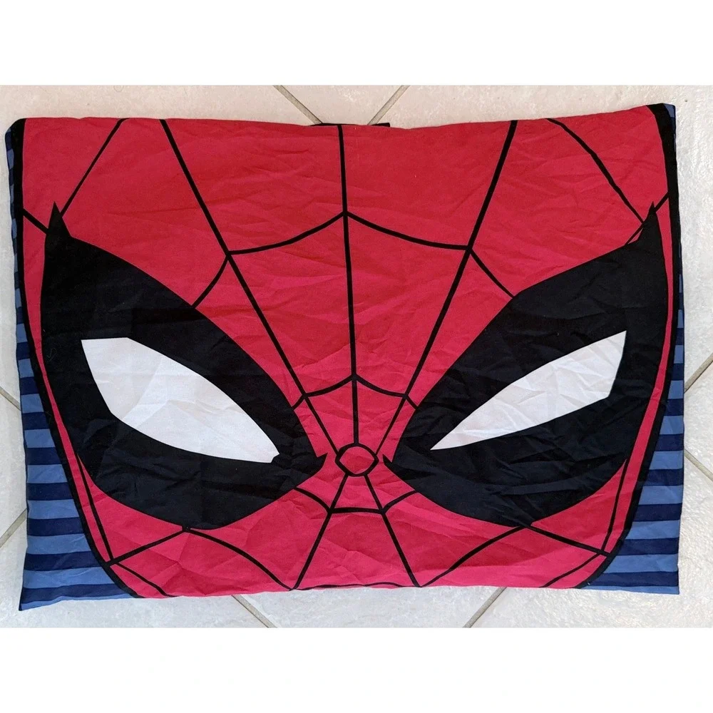Marvel Spider-Man Twin Superhero Graphic Comforter Set Striped Msrvel/Jay Franco